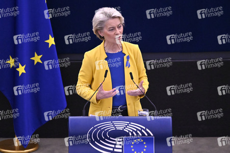 Rede von Ursula von der Leyen zu Lage der EU im EU-Parlament in Straßburg
