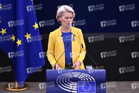 Rede von Ursula von der Leyen zu Lage der EU im EU-Parlament in Straßburg