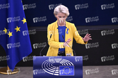 Rede von Ursula von der Leyen zu Lage der EU im EU-Parlament in Straßburg