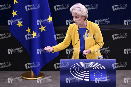 Rede von Ursula von der Leyen zu Lage der EU im EU-Parlament in Straßburg
