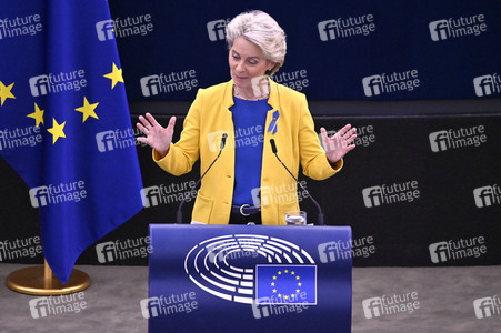 Rede von Ursula von der Leyen zu Lage der EU im EU-Parlament in Straßburg