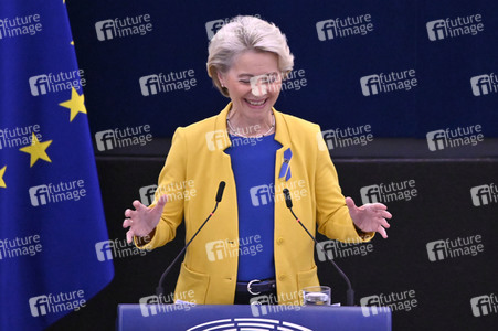 Rede von Ursula von der Leyen zu Lage der EU im EU-Parlament in Straßburg