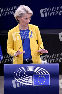 Rede von Ursula von der Leyen zu Lage der EU im EU-Parlament in Straßburg