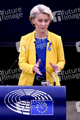 Rede von Ursula von der Leyen zu Lage der EU im EU-Parlament in Straßburg