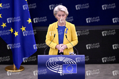 Rede von Ursula von der Leyen zu Lage der EU im EU-Parlament in Straßburg