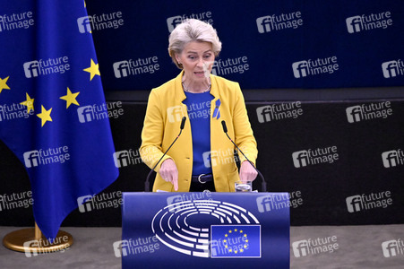 Rede von Ursula von der Leyen zu Lage der EU im EU-Parlament in Straßburg
