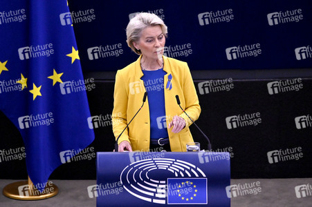 Rede von Ursula von der Leyen zu Lage der EU im EU-Parlament in Straßburg