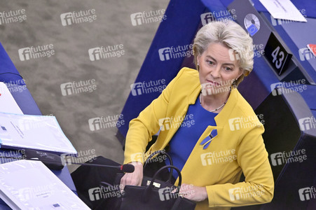 Rede von Ursula von der Leyen zu Lage der EU im EU-Parlament in Straßburg