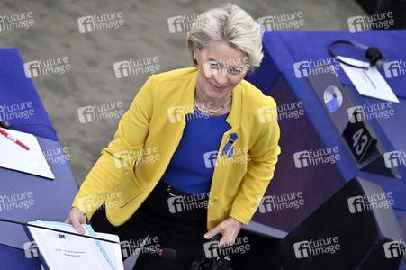 Rede von Ursula von der Leyen zu Lage der EU im EU-Parlament in Straßburg