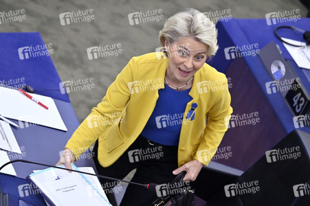 Rede von Ursula von der Leyen zu Lage der EU im EU-Parlament in Straßburg