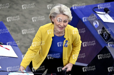 Rede von Ursula von der Leyen zu Lage der EU im EU-Parlament in Straßburg