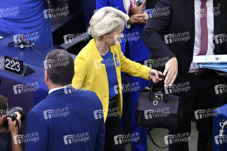 Rede von Ursula von der Leyen zu Lage der EU im EU-Parlament in Straßburg