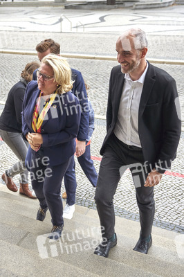 Pressetermin mit Svenja Schulze und Belit Onay in Hannover