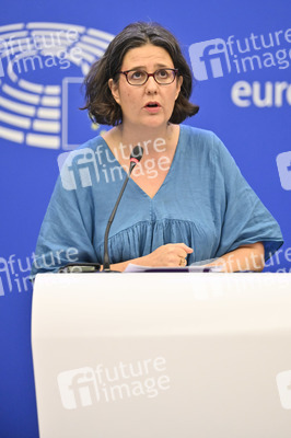 Pressekonferenz zum Verhalten Ungarns im EU-Parlament in Straßburg