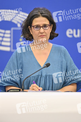 Pressekonferenz zum Verhalten Ungarns im EU-Parlament in Straßburg