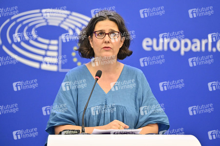 Pressekonferenz zum Verhalten Ungarns im EU-Parlament in Straßburg