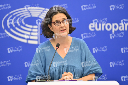 Pressekonferenz zum Verhalten Ungarns im EU-Parlament in Straßburg