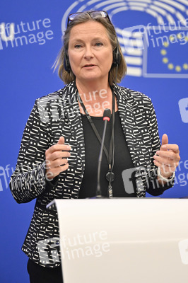 Pressekonferenz zum Verhalten Ungarns im EU-Parlament in Straßburg