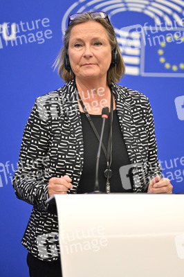 Pressekonferenz zum Verhalten Ungarns im EU-Parlament in Straßburg