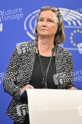 Pressekonferenz zum Verhalten Ungarns im EU-Parlament in Straßburg