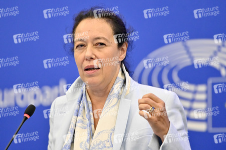 Pressekonferenz zum Verhalten Ungarns im EU-Parlament in Straßburg