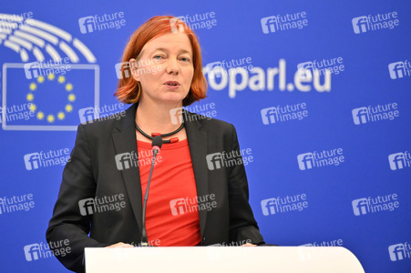 Pressekonferenz zum Verhalten Ungarns im EU-Parlament in Straßburg