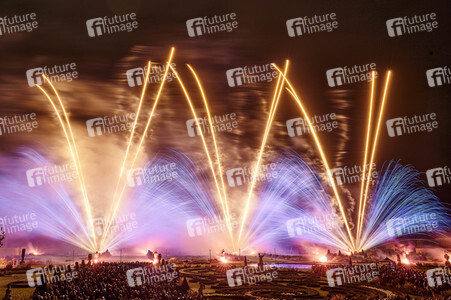 Feuerwerkswettbewerb in Hannover