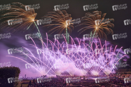 Feuerwerkswettbewerb in Hannover