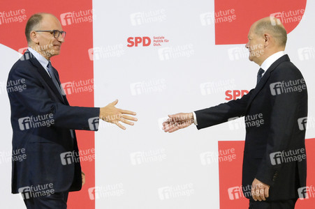 Bildtermin mit Olaf Scholz und Enrico Letta in Berlin