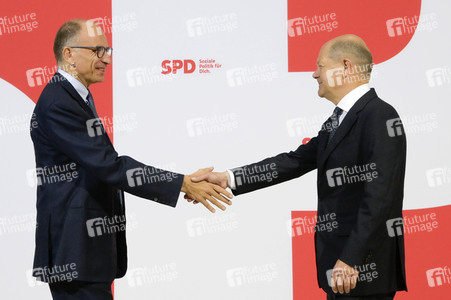 Bildtermin mit Olaf Scholz und Enrico Letta in Berlin
