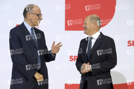 Bildtermin mit Olaf Scholz und Enrico Letta in Berlin