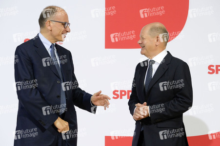 Bildtermin mit Olaf Scholz und Enrico Letta in Berlin