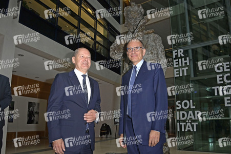 Bildtermin mit Olaf Scholz und Enrico Letta in Berlin