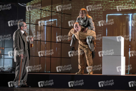 Theaterprobe 'Münchhausen - Freuds letzte Reise' in Berlin