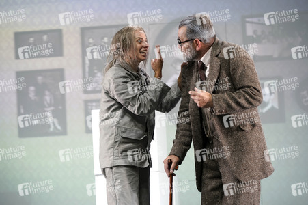 Theaterprobe 'Münchhausen - Freuds letzte Reise' in Berlin