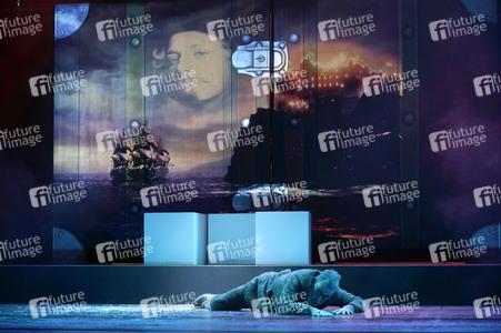 Theaterprobe 'Münchhausen - Freuds letzte Reise' in Berlin