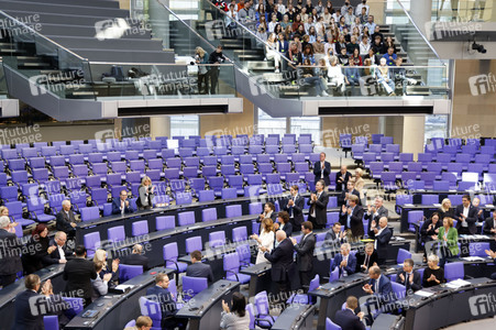 54. Sitzung des Deutschen Bundestages in Berlin