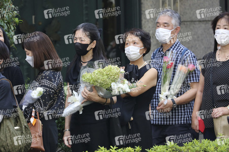 Trauer um Shinzo Abe in Tokio