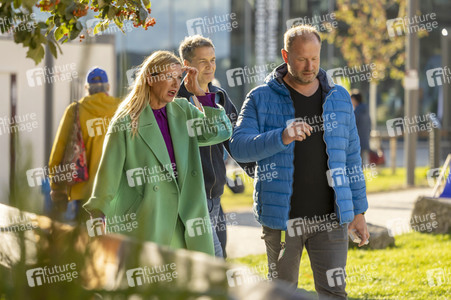Aufbau für den Tag der Deutschen Einheit 2022 in Erfurt
