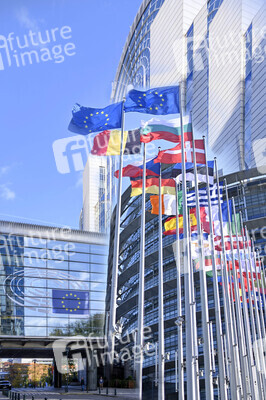 Symbolfoto EU Parlament Brüssel und Straßburg