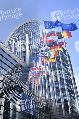 Symbolfoto EU Parlament Brüssel und Straßburg