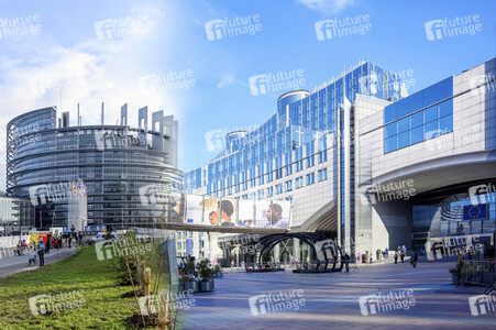 Symbolfoto EU Parlament Brüssel und Straßburg