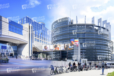 Symbolfoto EU Parlament Brüssel und Straßburg