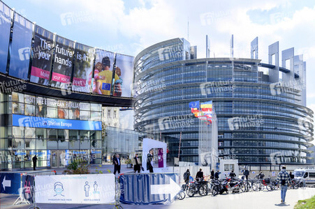 Symbolfoto EU Parlament Brüssel und Straßburg