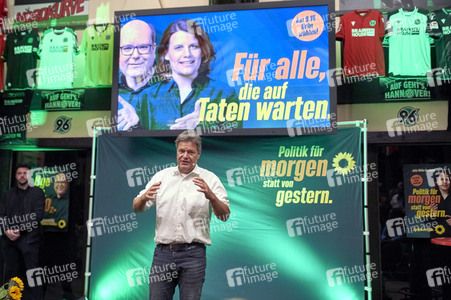 Landtagswahlkampfveranstaltung von Bündnis 90/Die Grünen in Hannover