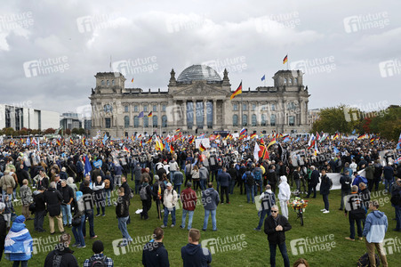 AfD-Demo gegen die die Regierungspolitik in der Energiekrise in Berlin
