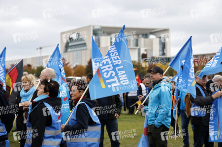 AfD-Demo gegen die die Regierungspolitik in der Energiekrise in Berlin