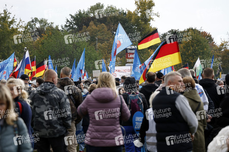 AfD-Demo gegen die die Regierungspolitik in der Energiekrise in Berlin