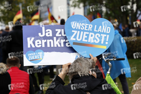 AfD-Demo gegen die die Regierungspolitik in der Energiekrise in Berlin