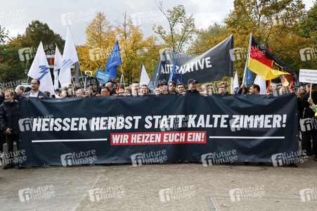 AfD-Demo gegen die die Regierungspolitik in der Energiekrise in Berlin